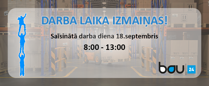 Darba laika izmaiņas